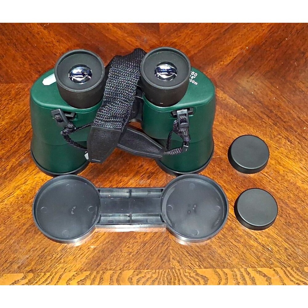 Celestron 10x50 Full-Size Porro Prism Fully Coated Binoculars w/ Case Caps